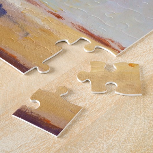 Bloemen in een Rococo Vase, Paul Cezanne Legpuzzel (Zijkant)