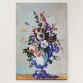 Bloemen in een Rococo Vase, Paul Cezanne Legpuzzel (Verticaal)