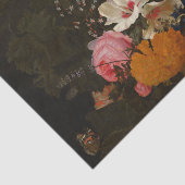 Bloemen in een sierlijke vaas tissuepapier (Detail)