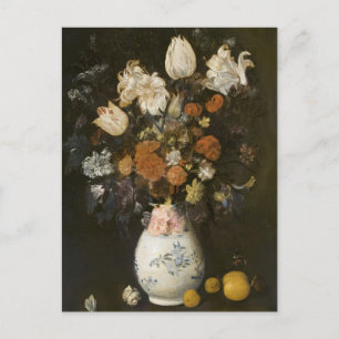 Bloemen in een vaas door Judith Leyster ansichtkaa Briefkaart