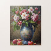 Bloemen in een vaas legpuzzel (Verticaal)