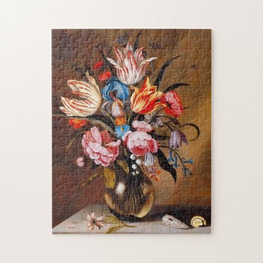 Bloemen in een Vaas Legpuzzel (Verticaal)