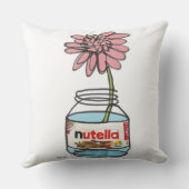 Bloemen in een vaas met chocolade kussen (Achterkant)