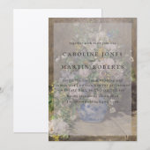 Bloemen in een vaas.  olieverf op doek. Kunst Kaart (Voorkant / Achterkant)