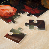 Bloemen in een vaas puzzel legpuzzel (Zijkant)