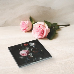 Bloemen in een vaas van Verelst Glazen Onderzetter