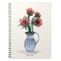 Bloemen in een Vaas Waterverf