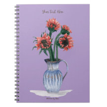 Bloemen in een Vaas Waterverf