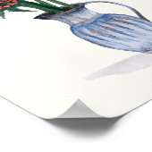 Bloemen in een vaas Waterverf Poster (Hoek)