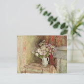 Bloemen in een Vase, 1905 Briefkaart (Staand voorkant)
