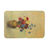  bloemen in een Vase (1910) door Odilon Redon Badmat (Voorkant)