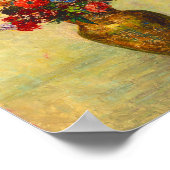  bloemen in een Vase (1910) door Odilon Redon Poster (Hoek)