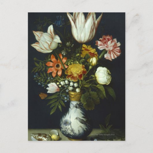 Bloemen in een Vase Briefkaart (Voorkant)
