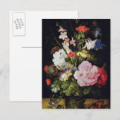 Bloemen in een Vase Briefkaart (Voorkant / Achterkant)