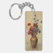 Bloemen in een Vase, c.1910 Sleutelhanger (Voorkant Links)