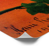 Bloemen in een Vase door Henry Rousseau Poster (Hoek)