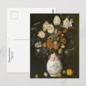 Bloemen in een Vase door Judith Leyster Briefkaart (Voorkant / Achterkant)