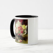 Bloemen in een Vase Mok (Voorkant links)