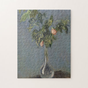 Bloemen in een Vase Monet Fine Art Legpuzzel