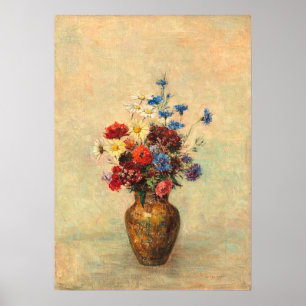 Bloemen in een Vase - Odilon Redon Fine Art Poster