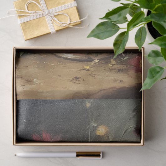 Bloemen in een Vase olieafbrekende ontleding Tissuepapier (Geschenk)