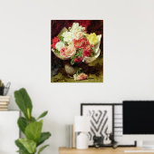 Bloemen in een Vase Poster (Thuiskantoor)