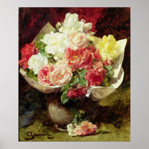 Bloemen in een Vase Poster