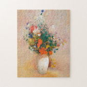 Bloemen in een Vase-schilderende Odilon Redon Amaz Legpuzzel (Verticaal)