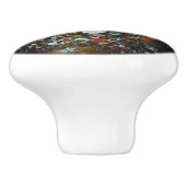 Bloemen in een Woodenschip Jan Brueghel de Ouder Keramische Knop (Zijkant)