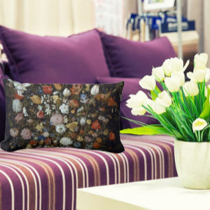 Bloemen in een Woodenschip Jan Brueghel de Ouder Kussen