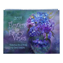 Bloemen in Fancy Vases Art Agenda 2014 Kalender