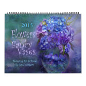 Bloemen in Fancy Vases Art Agenda 2015 Kalender (Hoes)