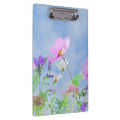  bloemen in fijne kleuren klembord (Rechts)