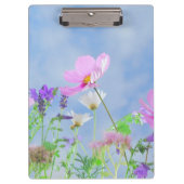  bloemen in fijne kleuren klembord (Voorkant)