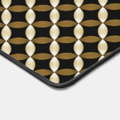 Bloemen in geometrie, brons bureaumat (Hoek)