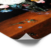 Bloemen in Glass Vessel, Jan Brueghel de Younger Poster (Hoek)