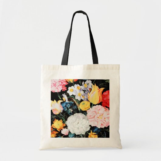 Bloemen in Glass Vessel, Jan Brueghel de Younger Tote Bag (Voorkant)