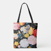 Bloemen in Glass Vessel, Jan Brueghel de Younger Tote Bag (Achterkant)