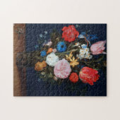Bloemen in glazen vaas, Jan Brueghel de Oude Legpuzzel (Horizontaal)