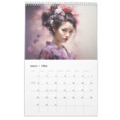 Bloemen in haar haar 2026 Kalender (Mar 2026)