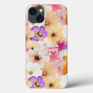 Bloemen in harmonie: een symfonie van kleuren Case-Mate iPhone case