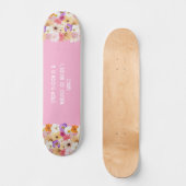 Bloemen in harmonie: een symfonie van kleuren persoonlijk skateboard (Voorkant)