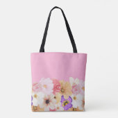 Bloemen in harmonie: een symfonie van kleuren tote bag (Achterkant)