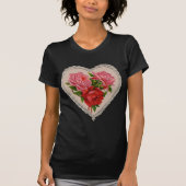 Bloemen in Hart T-shirt (Voorkant)