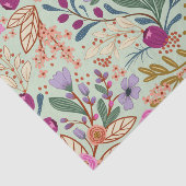 bloemen in heldere kleuren tissuepapier (Detail)