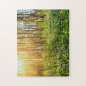 Bloemen in het bos - legpuzzel (Verticaal)
