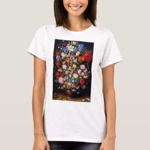Bloemen in houten vaas, Jan Brueghel de Oude T-shirt