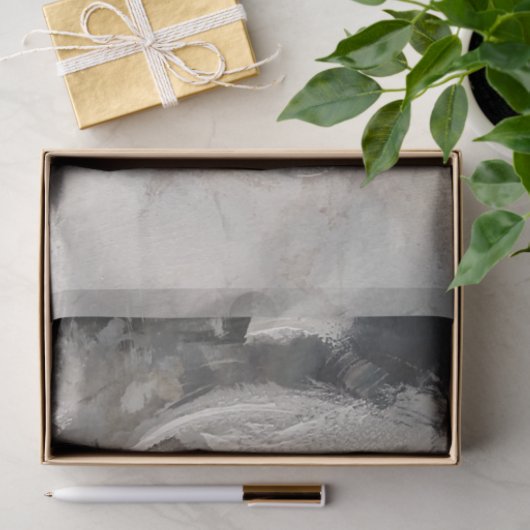 Bloemen in houtskool tissuepapier (Geschenk)