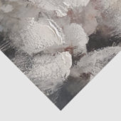 Bloemen in houtskool tissuepapier (Detail)