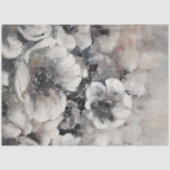 Bloemen in houtskool tissuepapier (Voorkant)